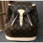 Louis Vuitton Monogram Canvas Backpack Bag with Front Pocket