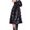Moncler Logo Sleeve Hoodie Down Jacket Black For Women/Men 2019