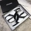 Chanel Vintage Logo Quilting Leather Sneakers Black/White 2019