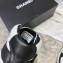 Chanel Vintage Logo Quilting Leather Sneakers Black/White 2019