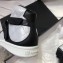 Chanel Vintage Logo Quilting Leather Sneakers Black/Silver 2019
