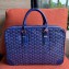 Goyard Ambassade Briefcase Bag Blue