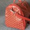 Goyard Croisiere Weekend/Travel Bag Red