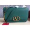 Valentino VLOCK Shoulder Large Bag 0006 Green 2019