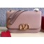 Valentino VLOCK Shoulder Large Bag 0006 Nude Pink 2019