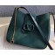 Valentino Grainy Calfskin VSLING Hobo Small Bag 0802 Green 2019