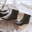 Dior Heel 5.5cm D-Sculpture Ankle Boots Black 2019