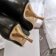 Dior Heel 5.5cm D-Sculpture Ankle Boots Black 2019