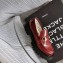 Gucci Heel 5.5cm Leather Lug Sole Loafers with Horsebit 577236 Red 2019