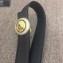 Versace Width 4cm Round Medusa Belt Black/Gold