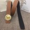 Versace Width 4cm Round Medusa Belt Brown
