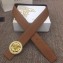 Versace Width 4cm Round Medusa Belt Brown