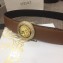 Versace Width 4cm Round Medusa Belt Brown
