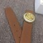 Versace Width 4cm Round Medusa Belt Brown