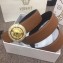 Versace Width 4cm Round Medusa Belt Brown