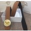 Versace Width 4cm Round Medusa Belt Brown