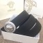 Versace Width 4cm Round Medusa Belt Black/Silver