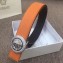 Versace Width 4cm Round Medusa Belt Orange