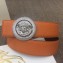 Versace Width 4cm Round Medusa Belt Orange