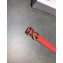 Dolce & Gabbana Width 3cm Belt Red with Baroque DG Logo