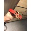 Dolce & Gabbana Width 3cm Belt Red with Baroque DG Logo