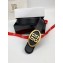 Givenchy Width 3.5cm Leather Belt with 4G Buckle Black