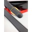 Givenchy Width 3.5cm Leather Belt with 4G Buckle Black