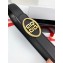 Givenchy Width 3.5cm Leather Belt with 4G Buckle Black