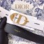 Dior Width 4.5cm 30 Montaigne Calfskin Belt White/Gold