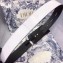 Dior Width 4.5cm 30 Montaigne Calfskin Belt White/Gold