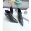 Dior Heel 4.5cm Swing Ankle Boots Gray with Buckle 2019