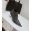 Dior Heel 4.5cm Swing Ankle Boots Gray with Buckle 2019