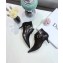 Dior Heel 4.5cm Swing Ankle Boots Black with Buckle 2019