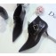 Dior Heel 4.5cm Swing Ankle Boots Black with Buckle 2019