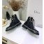 Dior Heel 3cm Pearl Around Ankle Boots Black 2019