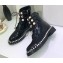 Dior Heel 3cm Pearl Around Ankle Boots Black 2019