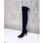 Stuart Weitzman Heel 7cm Tiemodel Pointed Toe Over-the-knee Boots Black