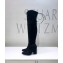 Stuart Weitzman Heel 9.5cm Highstreet Pointed Toe Over-the-knee Boots Black