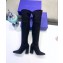 Stuart Weitzman Heel 9.5cm Highstreet Pointed Toe Over-the-knee Boots Black