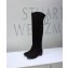 Stuart Weitzman Heel 4.5cm Midland Almond Toe Over-the-knee Boots Black