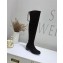 Stuart Weitzman Heel 4.5cm Midland Almond Toe Over-the-knee Boots Black