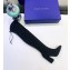 Stuart Weitzman Heel 9.5cm Highstreet Pointed Toe Over-the-knee Boots Black