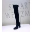 Stuart Weitzman Heel 9.5cm Highstreet Pointed Toe Over-the-knee Boots Black