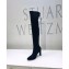 Stuart Weitzman Heel 9.5cm Alllegs Pointed Toe Over-the-knee Boots Black