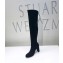 Stuart Weitzman Heel 9.5cm Hiline Almond Toe Over-the-knee Boots Black