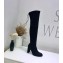 Stuart Weitzman Heel 9.5cm Hiline Almond Toe Over-the-knee Boots Black