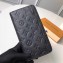 Louis Vuitton Zippy Wallet Monogram Black