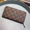 Louis Vuitton Zippy Wallet Monogram Canvas Car Print