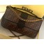 Fendi Stamp Glazed Fabric Medium Double F Bag Black