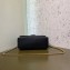 Fendi Stamp Leather Medium Double F Bag Black